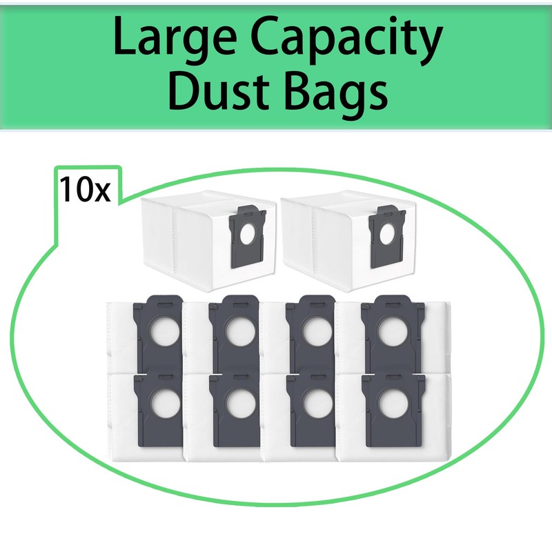 Replacement Disposable Dust Bag Compatible with Dreame D10 Plus Gen