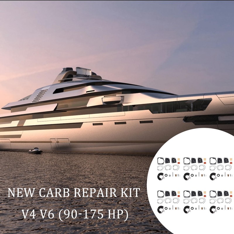 ALL-CARB 6 Pack New Carb Repair Kit Replacement for Johnson