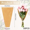 JarThenaAMCS Flower Bouquet Sleeves Kraft Paper Wrapping Bags Clear Floral