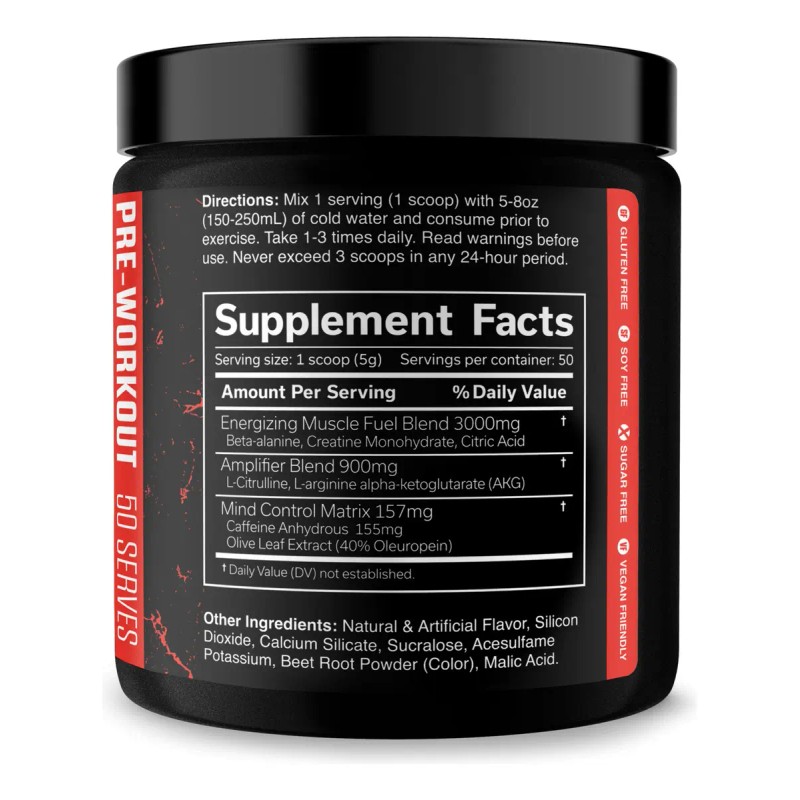Pre Entreno Jnx Sports The Curse Servicios Sabor Fruit Punch