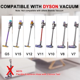 Sealegend Crevice Tool Attachment Extenion Hose Compatible with Dyson Gen 5 Gen5 V15 V12 V11 V10 V8 V7 Vacuum Cleaner Accessories Replacement Parts