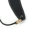 Universal Adjustable Saxophone Neck Strap PU Leather Sax Strap Metal