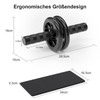 Bnlei Abdominal Roller with Mat, Abdominal Trainer, Abdominal Trainer for