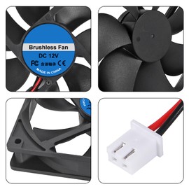 4pcs DC 5V 12025 Ball Bearing Brushless Cooling Fan 120x120x25mm USB Computer PC Fan for Computer Case Fan CPU Cooler Radiator
