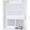 Kessy Roman Blind with Eyelet Top with Piping White, Grey,