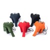 Yocipa Cute Bag Charm Genuine Leather Elephant Key Chain Leather