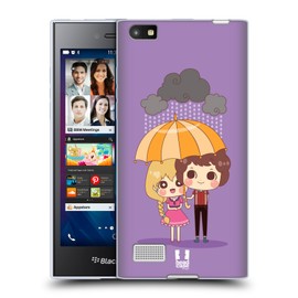 Head Case Designs Love Rain Ich Und Du Soft Gel Handyhülle Hülle kompatibel mit BlackBerry Leap