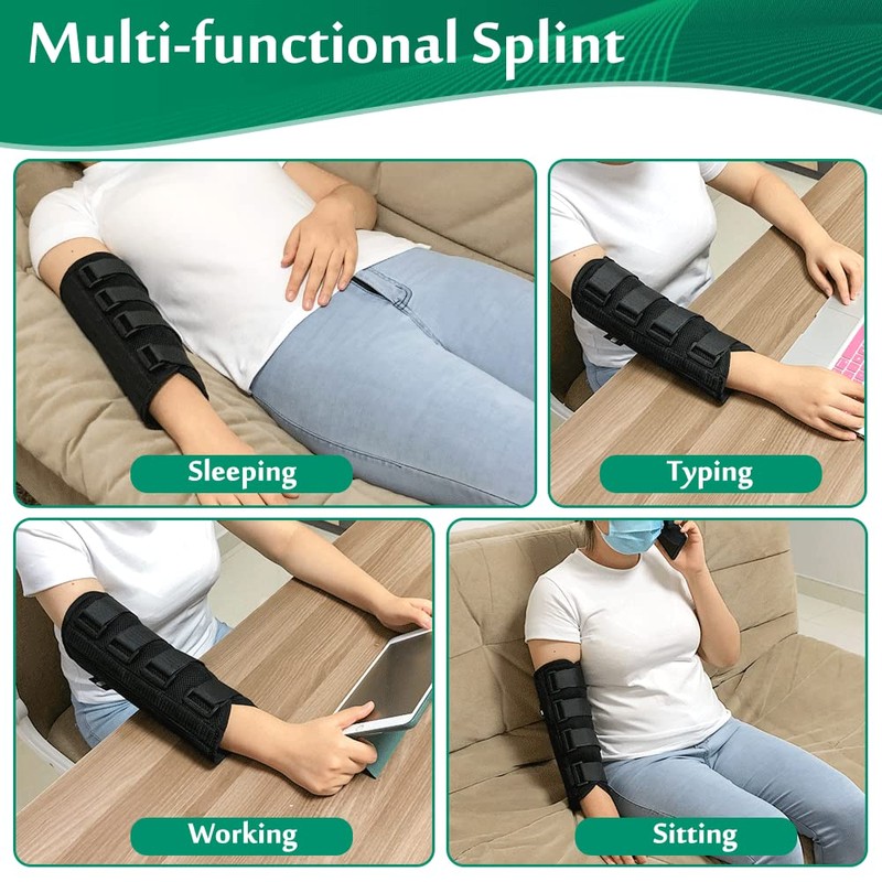 Elbow Splint Brace Ulnar Nerve Entrapment Cubital Tunnel for Sleeping