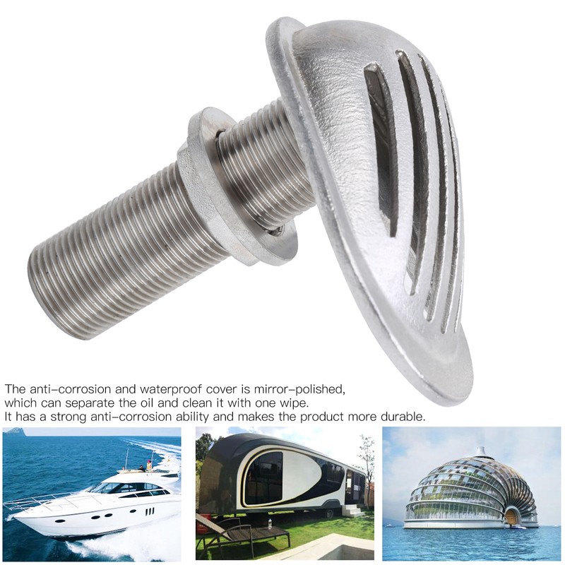 MJS023 Stainless Steel 316 Marine Boat Intake Strainer ThruHull Water