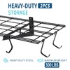 ExploreHorizon 2 Pack Garage Wall Shelf 48x12 Inch Heavy Duty