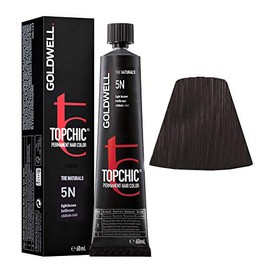 Goldwell Topchic Hair Color Coloration (Tube) 5N Light Brown by Goldwell