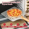 ROCKSHEAT 15x12 Inch Pizza Stone & 12 Inch Rotatable Pizza