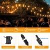 Achin 200FT Outdoor String Lights G40 Globe Patio Lights Waterproof