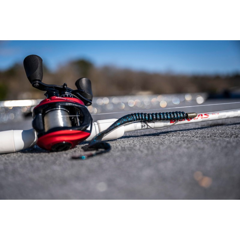 PowerBait Power Worms Blue Fleck 4in | 10cm