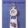 Our White Bathroom Shower Rope Clock with a Clear Easy