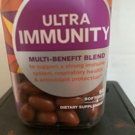 OLLY Ultra Strength Immunity Softgels, Immune and Respiratory Support 60 Count