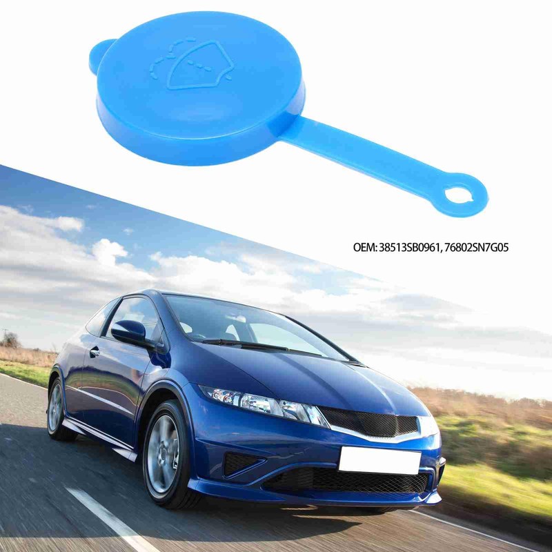 Acouto Windshield Washer Reservoir,Car Windscreen Wiper Fluid Reservoir Cover for