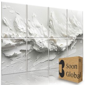 Soon Global Acoustical Wall Panels, 48 X 32 Inches Art Acoustic Panels, Decorative Acoustic Panels, Acoustic Wall Panels, Sound Absorbing Wall Art, Silent Flurry