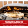Grillfürst XXL Pizza Server Stainless Steel Folding Pizza Peel with