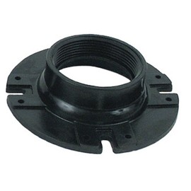 Valterra T05-0784 4" x 3" 1.80" Female Threaded Floor Flange , Black