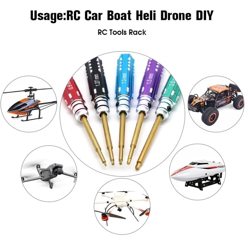 5pcs Small Screwdriver Set Hand Tools Wrench Mini RC Tool