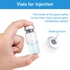 10ml Glass Vials for Injection, with Self Healing Injection Port,