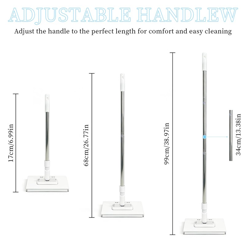 Snap Grip Mini Mop,2026 Upgraded Zero Touch Snap Grip Mini