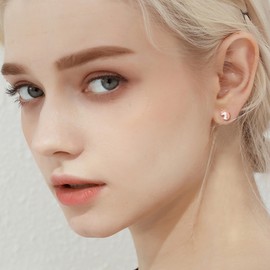 Hypoallergenic Unicorn Stud Earrings Sterling Silver Opal Unicorn Earrings for Daughter Lovely Jewelry Gifts for Daughter Birthday Party