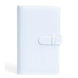 VOW&ZON Cheki Album Book, For instaxmini Large Capacity, Instax Mini, Storage of 108 Pieces, Compac, Towelet Type (White)