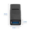 deleyCON USB 3.0 Adapter Coupler Extension - A Female to