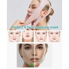 TPZORJX 1 x Halbe Gesichts-Lifting-Maske, V-Gesichtsdruckmaske Stirnband, Gesichts-Lifting-Maske doppellagig, Schlafmaske
