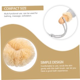 Baluue Bath Brush for Men Shower Back Scrubber Exfoliating Brush Dead Skin Remover Body Scrub Brush