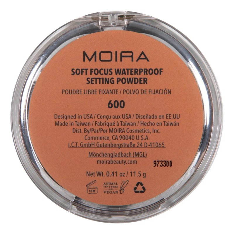 Polvo Fijador Moira Cosmetics A Prueba De Agua