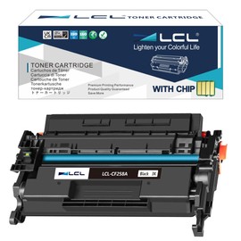 LCL Compatible Toner Cartridge with Chip Replacement for 58A CF258A M304 M304a M404d M404n M404dn M404dw and MFP M428fdw M428fdn M428dw (1-Pack Black)