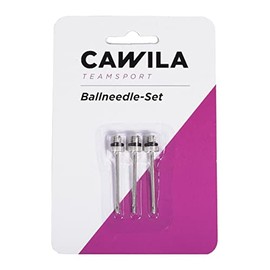 Cawila Ball Needle Set of 3, Standard Ball Needle for Ball Pumps, Silver, One Size