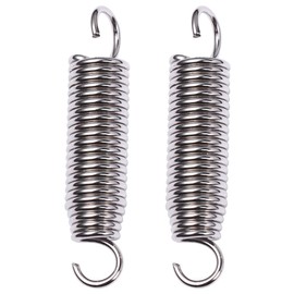 Replacement Bass Drum Foot Pedal Spring 2pcs Stainless Steel for Percussion Instrument Parts