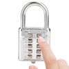 Namsan Tower Style 10-Digit Push Button Combination Lock for Lockers Escape Room 2ea