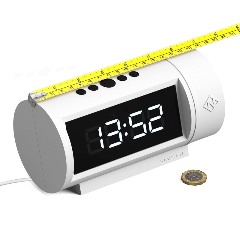 NEWGATE® Digital Retro Alarm Clock - LED Alarm Clock -