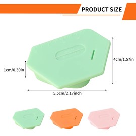 Magnetic Seam Guide for Sewing Machine, Sunsay Polygonal Multifucntional Seam Guide Hemmer with Scale Sewing Machine Accessories Sewing Supplies Multi-Purpose Tool Seam Guide (3PCS)