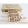 Easter Set of 3 Children's Rolling Pins for Homemade Pastries