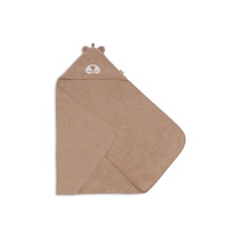 Jollein 534-514-68057 Kapuzenhandtuch Frottee Gepard -Jungle Jambo braun (75x75 cm)