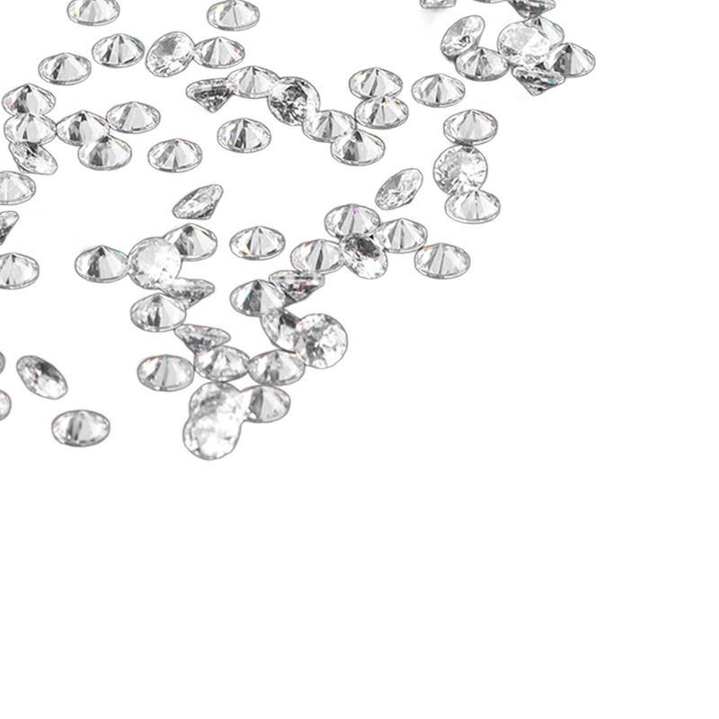 100pcs Transparent Rhinestones Mini Sharpened Bottom Exquisite Crystal Gems for