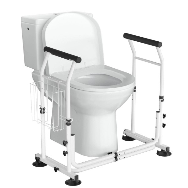 WAYES Toilet Safety Rails Toilet Arms for Elderly and Disabled,