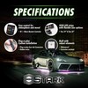 4 PCS - Neon Undercar Glow Light/Underglow/Show Car Lights Kit