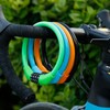 Yesmin 4 Digit Resettable Cable Code Bike Lock, Mini Portable