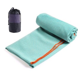 Xlabor Microfibre Yoga Towel with Non-Slip Nubs Yoga Mat Pad Mat Mat Towel Fitness Sports Towel for Yoga Mat Mint