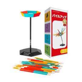 Across Rainbow AR-050402 Pile Up Board Game, Balance Game, Table Game, Popular Ranking, For Children and Adults, Fingertip Brain Training, Dementia Prevention, 10 Minutes and Up (Pile Up)