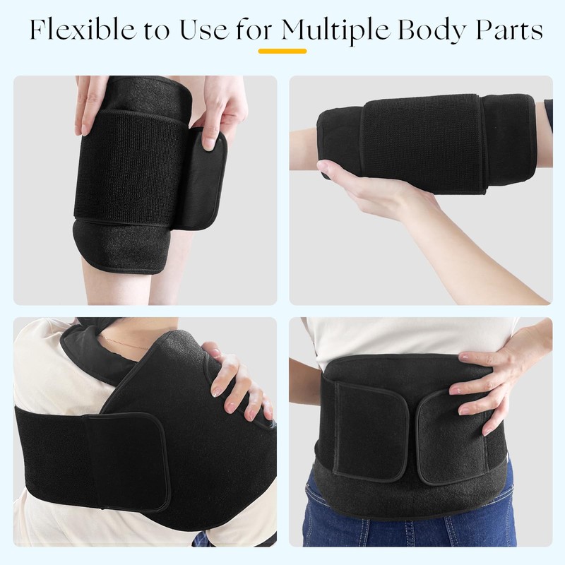 UNCN Ice Pack for Back, 4in 1 Ice Pack for