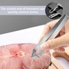 Fish Bone Tweezers,2 PCS Professional Stainless Steel Fish Tweezers and