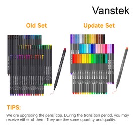 Vanstek 46 Pack Journal Planner Colored Pens, Fineliner Pens for Journaling, Writing Coloring Drawing, Note Taking, Calendar, Planner, Art Office School Gift Supplies